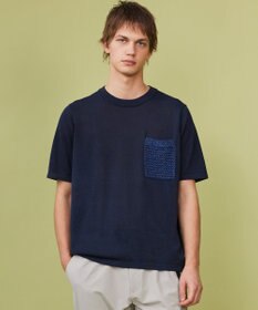 JOSEPH ABBOUD MOUNTAIN 【エコ素材・軽量・通気性・速乾性】ペーパーヤーンニット Ｔシャツ