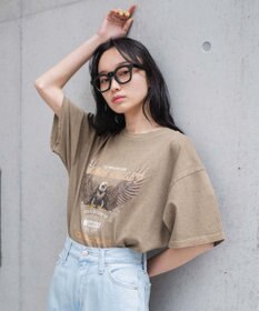 WEGO ピグメントBIGTシャツ