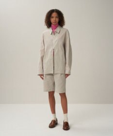 ATON STRETCH NYLON LINEN | ジップアップジャケット - UNISEX