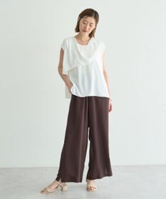 YECCA VECCA ドレープブラウス