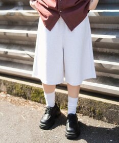 WEGO 【ユニセックス着用ITEM/SMサイズ展開/ウエストゴム】スウェットバギーショーツ