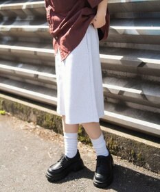 WEGO 【ユニセックス着用ITEM/SMサイズ展開/ウエストゴム】スウェットバギーショーツ