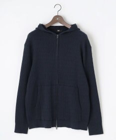 JOSEPH ABBOUD 【キングサイズ・オリジナルオーガニックコットン使用】JOE COTTONニット パーカー