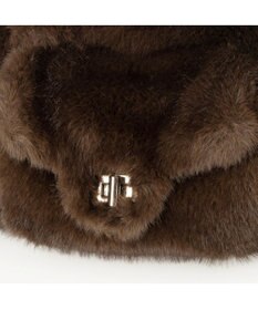 UNBILLION カシュカシュ cachecache / フェイクファーフラップポケット付き2wayショルダー