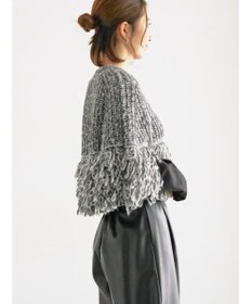 Te chichi ループ編みポンチョ