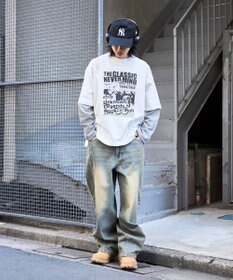 WEGO フェイクレイヤードグラフィックT（LS）