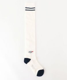 23区GOLF 【WOMEN】フラッグモチーフ ニーハイソックス