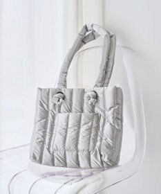 Green Parks ・ｆｕｒｒｙ　ｒａｔｅ　シャイニーキルティングバッグ