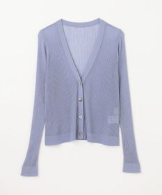 GRACE CONTINENTAL リブシアーニットカーディガン