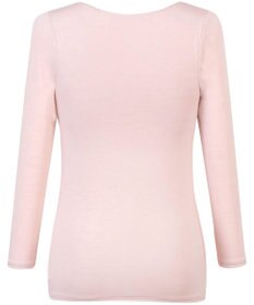 Wing カップ付きインナー あったか素材 ブラトップ ラク きれいなバストシルエット 【シンクロブラトップ  保温タイプ】 8分袖 長袖 秋 冬 ET1864 ウイング／ワコール