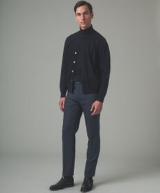 GOTAIRIKU 体温調整に【洗える/チクチクしにくい/ピリングしにくい】イタリア糸 ハイゲージ カーディガン_WOOL100%