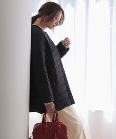 ANY SIS S 【2WAY】ノーカラーミドル ダウン