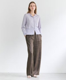 BEIGE， JULIE / コットンシルク クルーネックカーディガン