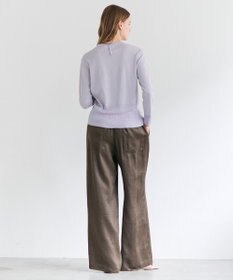 BEIGE， JULIE / コットンシルク クルーネックカーディガン