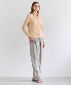 BEIGE， JULIE / コットンシルク クルーネックカーディガン