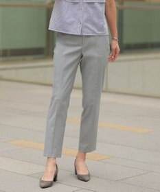 J.PRESS LADIES 【ご好評につき新色追加・セットアップ対応・人気素材】コットンFITTY テーパード パンツ グレー系