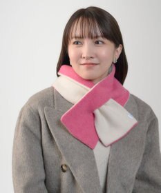 MOONBAT MACKINTOSH PHILOSOPHY(マッキントッシュ フィロソフィー）【ギフトBOX付】ウール100％ リバーシブル ニット マフラー ユニセックス 日本製