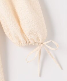 Feroux 【洗える】フクレジャガードチュニック ブラウス