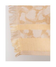 UNBILLION カシュネ cache nez / ライン入アニマル柄ジャカードストール