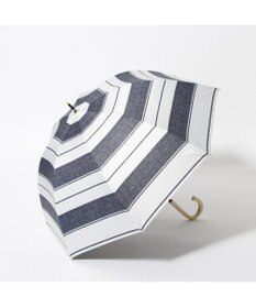 UNBILLION cache nez / 麻調ボーダーバルーンショートパラソル
