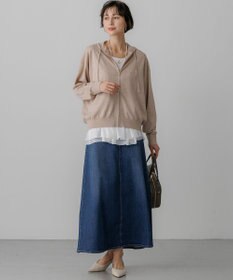 23区 L オータムシャイニー ニット パーカー