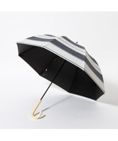 UNBILLION cache nez / 麻調ボーダーバルーンショートパラソル