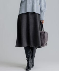 組曲 ニットフレア スカート