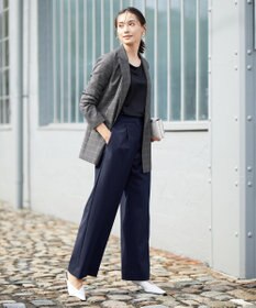 ICB L 【新色追加・洗える】 ウールマットウース ダブル前ジャケット