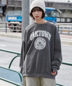 WEGO 【ユニセックス着用ITEM】ピグメントグラフィックプルオーバー