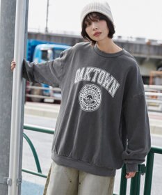 WEGO 【ユニセックス着用ITEM】ピグメントグラフィックプルオーバー