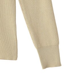 CRAFT STANDARD BOUTIQUE 襟付きコンパクトリブニットカーディガン