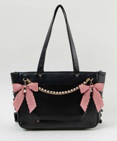 WEGO 【痛バ＆推し活グッズ】きらめきレースアップフリル痛バッグ