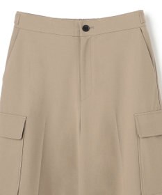 UNFILO ウールライク カーゴワイドパンツ