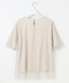 自由区 【洗える】シアーチュールプルオーバー カットソー