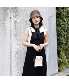 林八百吉商店 un chapeau  スカーフ付きベルハット