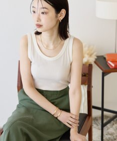 AMERICAN HOLIC バイカラーテレコタンクトップ