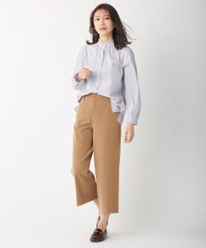 J.PRESS LADIES 【洗える】T/Rアルガンシルク ワイド パンツ