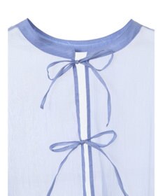 earth music&ecology シアーリボンシャツ