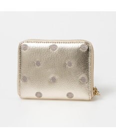 UNBILLION ペルケ perche / ドット刺繍ラウンドパームフィットウォレット
