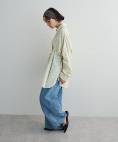 Green Parks ドロストシャーリングウエストタックシャツ