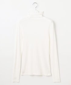 23区 【SLOW/一部店舗限定】新色追加！シアーリブロンTEE タートルネック カットソー