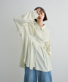 Green Parks ドロストシャーリングウエストタックシャツ