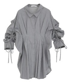 Green Parks ドロストシャーリングウエストタックシャツ