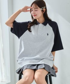 WEGO 【ユニセックス着用ITEM/MLサイズ展開】別注USPOLO　ヘビーウェイトポロT