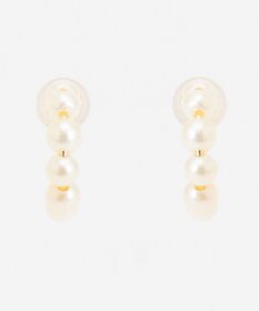 TOCCA 【WEB限定】FRILL PEARL PIERCED EARRINGS K10 淡水パール ピアス
