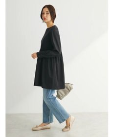 Green Parks リブドッキングカットソーボリュームチュニック