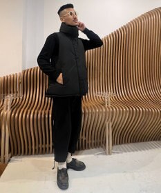 KWD 【日本製/高品質ダウン】STAND COLLAR DOWN VEST ダウンベスト