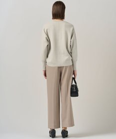 ICB 【洗える】 シルキーウールダブルフェイス ニットプルオーバー