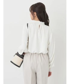 earth music&ecology シャーリングブラウス