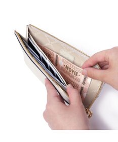 PELLE BORSA L字ファスナーコンパクト長財布 Minato ミナト 3500